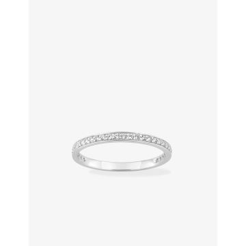 Bague Oxyde De Zirconium Or Blanc