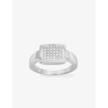 Bague Diamant 0.25ct Gh-P1p2 Or Blanc