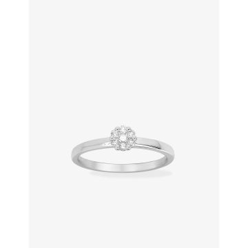 Bague Diamant 0.15ct Gh-Si Or Blanc