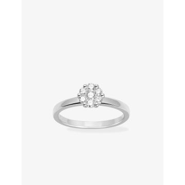 Bague Diamant 0.30ct Gh-Si Or Blanc