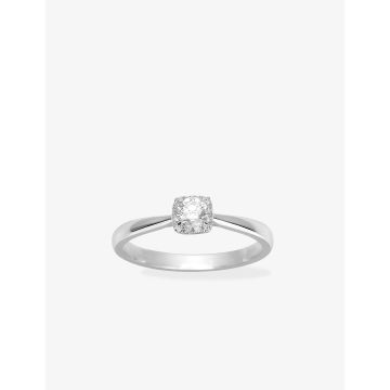 Bague Diamant 0.30ct Gh-Si Or Blanc