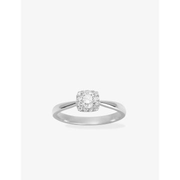 Bague Diamant 0.50ct Gh-Si Or Blanc