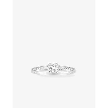 Bague Diamant 0.30ct Gh-P1p2 Or Blanc