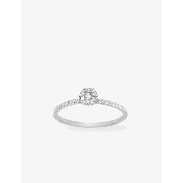 Bague Diamant 0.20ct Gh-Si Or Blanc