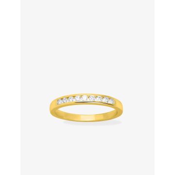 Bague Oxyde De Zirconium Or Jaune