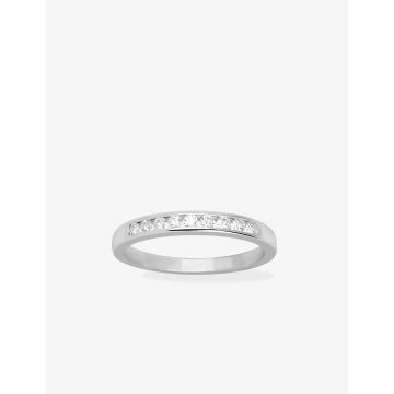 Bague Oxyde De Zirconium Or Blanc