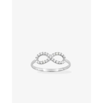Bague Infini Or Blanc