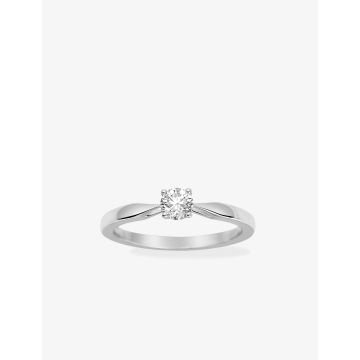 Solitaire Diamant 0.30ct Gh-Si Or Blanc