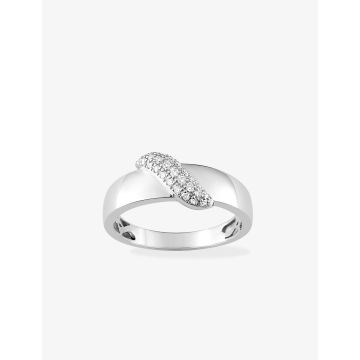 Bague Diamant 0.14ct Gh-Si Or Blanc