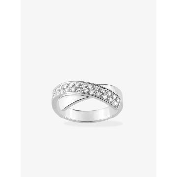 Bague Diamant 0.28ct Gh-Si Or Blanc