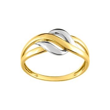 Bague Or Jaune+Rh