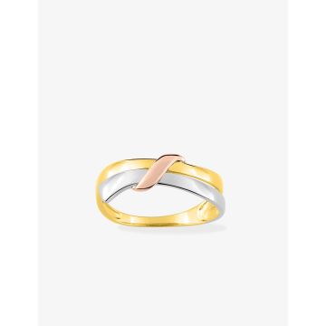 Bague Or Jaune+Rh