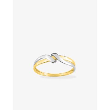 Bague Or Jaune+Rh