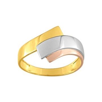 Bague Or Jaune+Rh