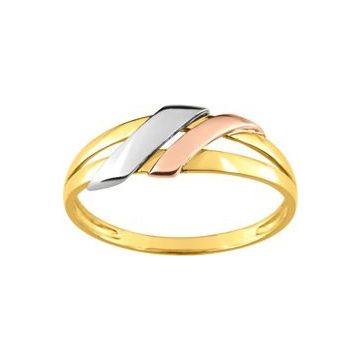 Bague Or Jaune+Rh