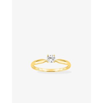 Bague Oxyde De Zirconium Or Jaune