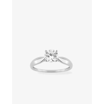 Bague Oxyde De Zirconium Or Blanc