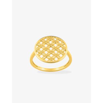 Bague Tout Métal Or Jaune
