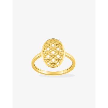 Bague Tout Métal Or Jaune