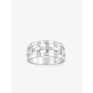 Bague Diamant 0.06ct Gh-P1p2 Or Blanc