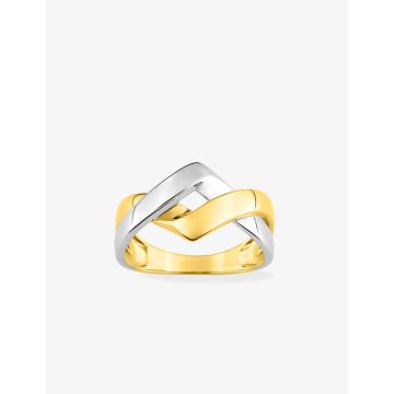 Bague Or Jaune+Rh
