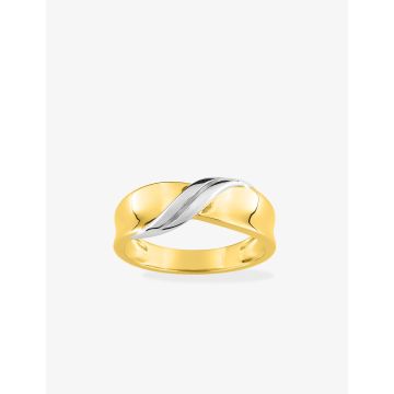 Bague Or Jaune+Rh