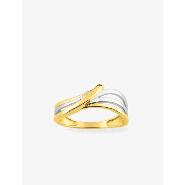 Bague Or Jaune+Rh