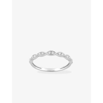 Bague Oxyde De Zirconium Or Blanc