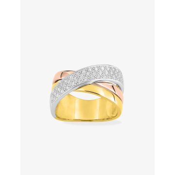 Bague Diamant 0.34ct Gh-P1p2 3 Ors