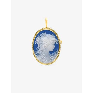 Pendentif-broche or jaune