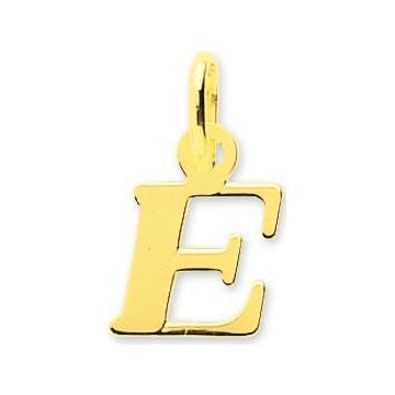 Pendentif lettre or jaune