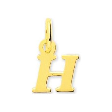 Pendentif lettre or jaune