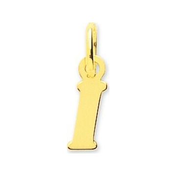 Pendentif lettre or jaune