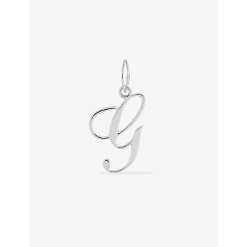 Pendentif Lettr G Or Blanc