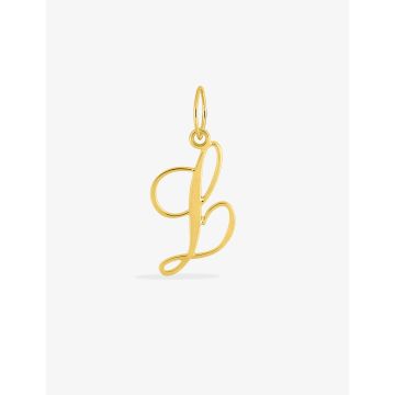 Pendentif lettre L or jaune
