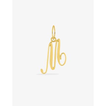 Pendentif lettre M or jaune