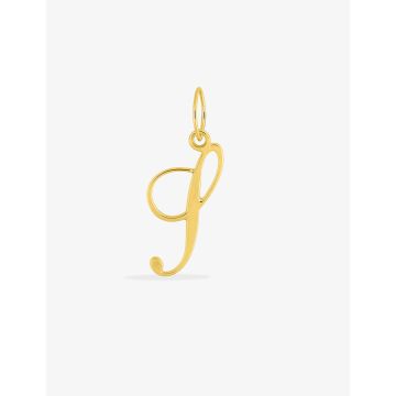 Pendentif lettre S or jaune