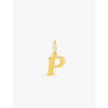 Pendentif lettre P or jaune