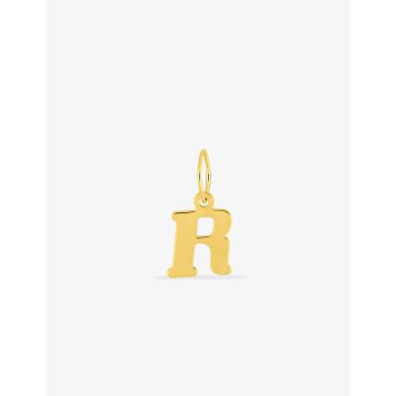 Pendentif lettre R or jaune