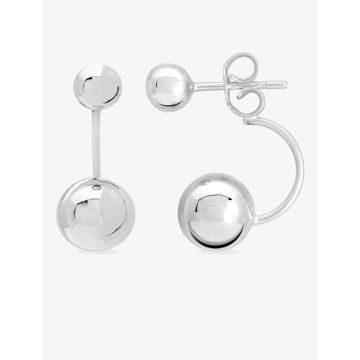 Boucles D'oreilles  Pendantes Or Blanc