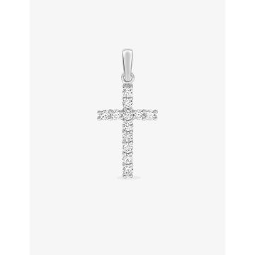 Pendentif Diamant 0.30ct Gh-Si Or Blanc
