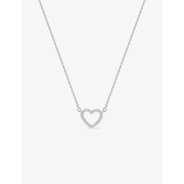 Collier Diamant 0.06ct Gh-P1p2 Or Blanc