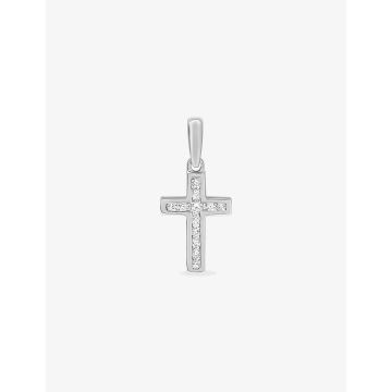 Pendentif Diamant 0.10ct Gh-Si Or Blanc