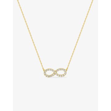 Collier Or Jaune  Oxyde De Zirconium