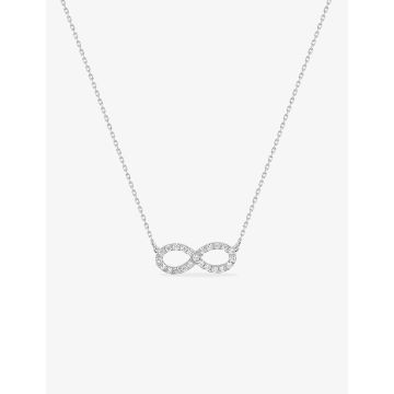 Collier Or Blanc  Oxyde De Zirconium