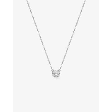 Collier Diamant 0.20ct Gh-Si Or Blanc