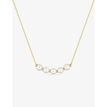 Collier Perle De Culture Eau Douce Or Jaune