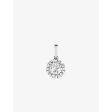 Pendentif Diamant 0.20ct Gh-P1p2 Or Blanc