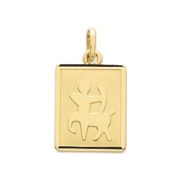 Médaille zodiaque sagittaire or j.