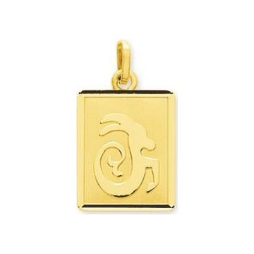 Médaille zodiaque capricorne or j.